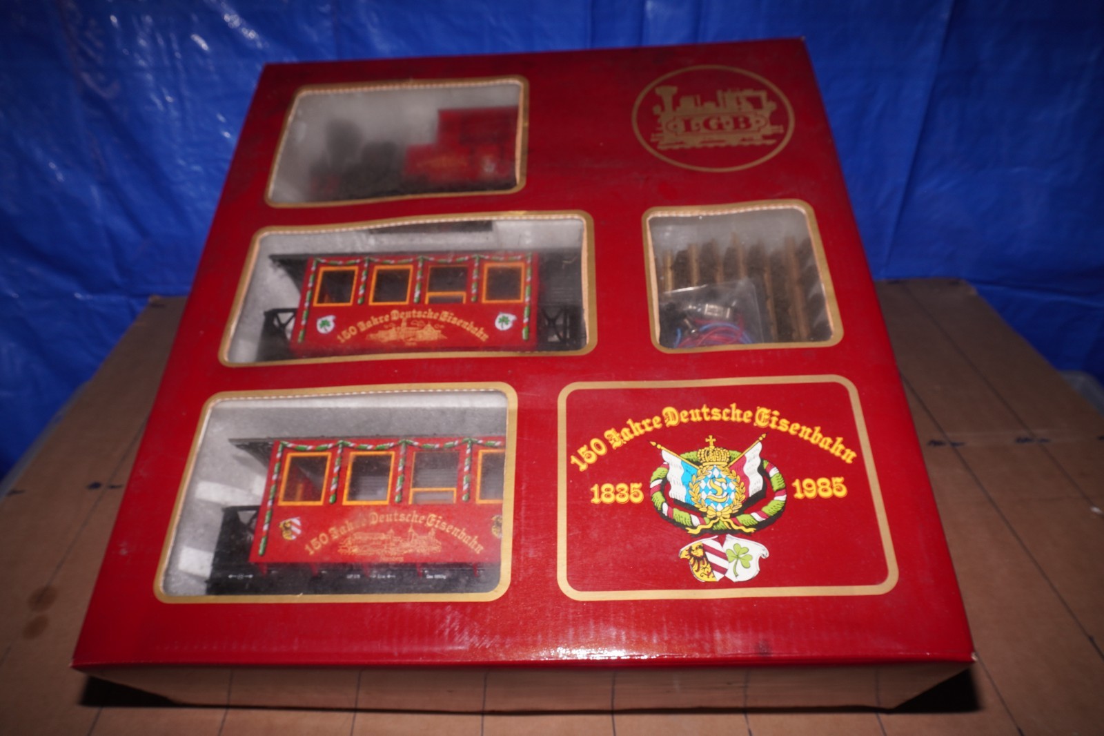 LGB 20401 Dampflok Stainz 150 Jahre Deutsche Eisenbahn Set + Track in OVP