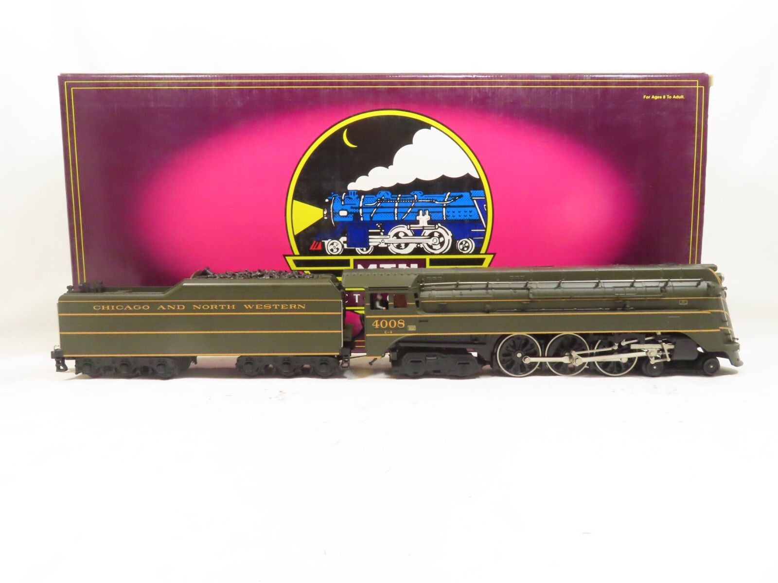 MTH 20-3034-1 Chicago Northwestern Scale E-4 Hudson Loco W/Protosound LN