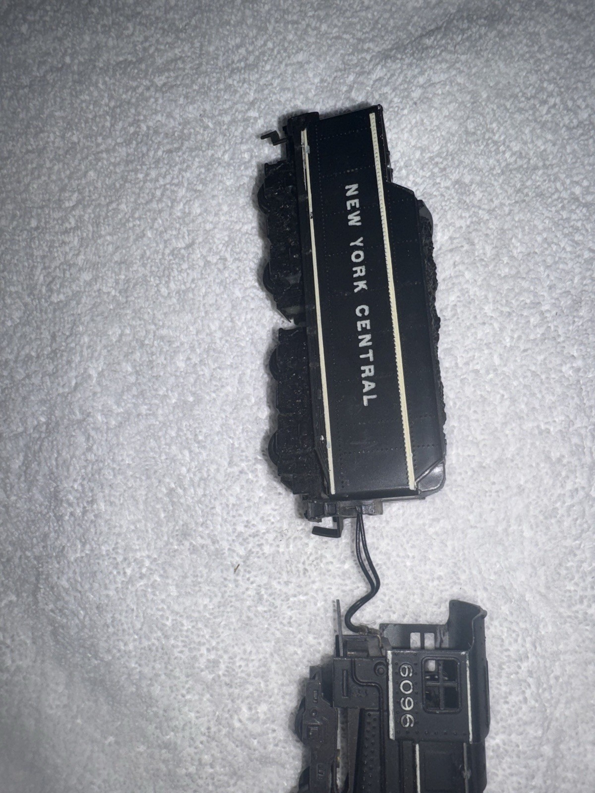 Model Trains set of 2 New York Central Coal Train 6096 Locomotive AS IS