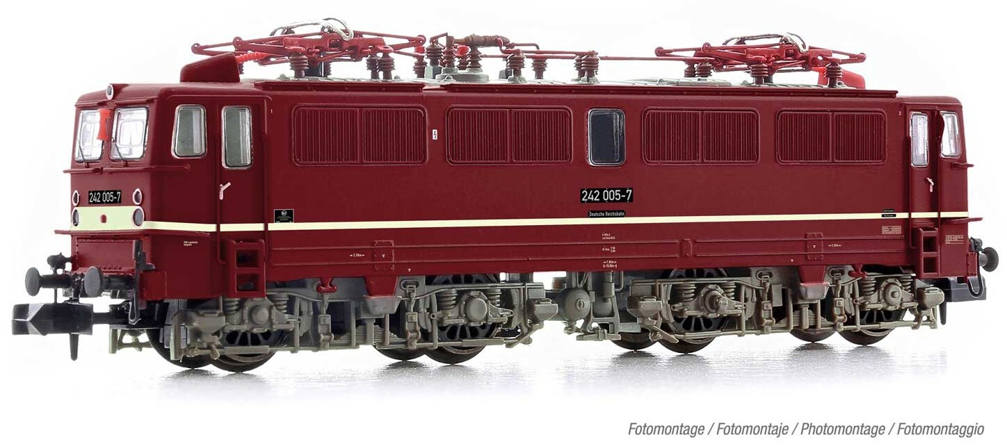 Arnold Hn2524d 242 05-7 Dr Red Livery White Band N Scale 1/160 DCC