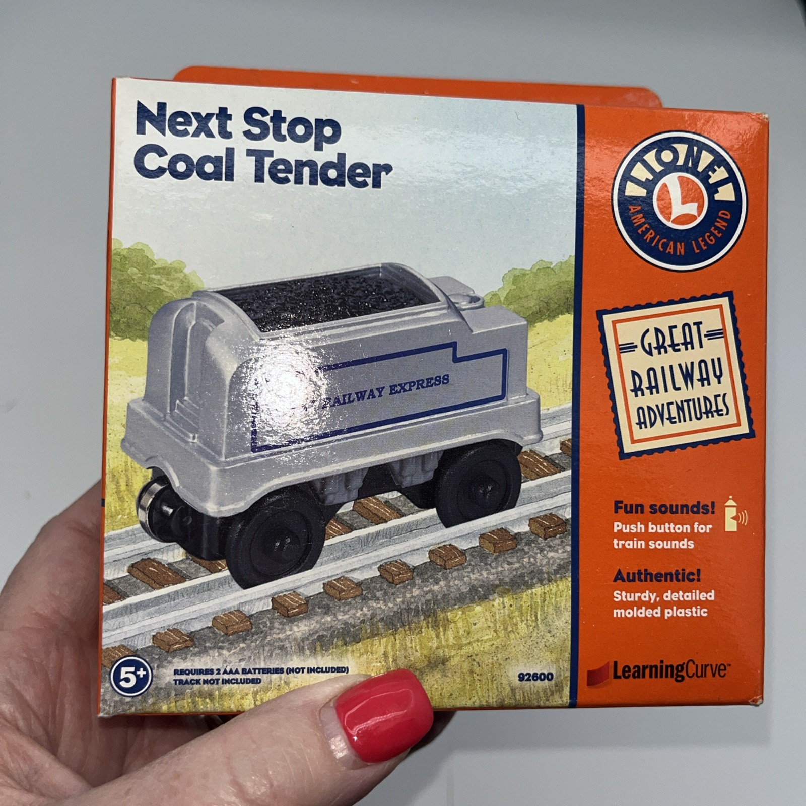 Lionel Toy Train Next Stop Coal Tender 92600 Learning Curve 1999