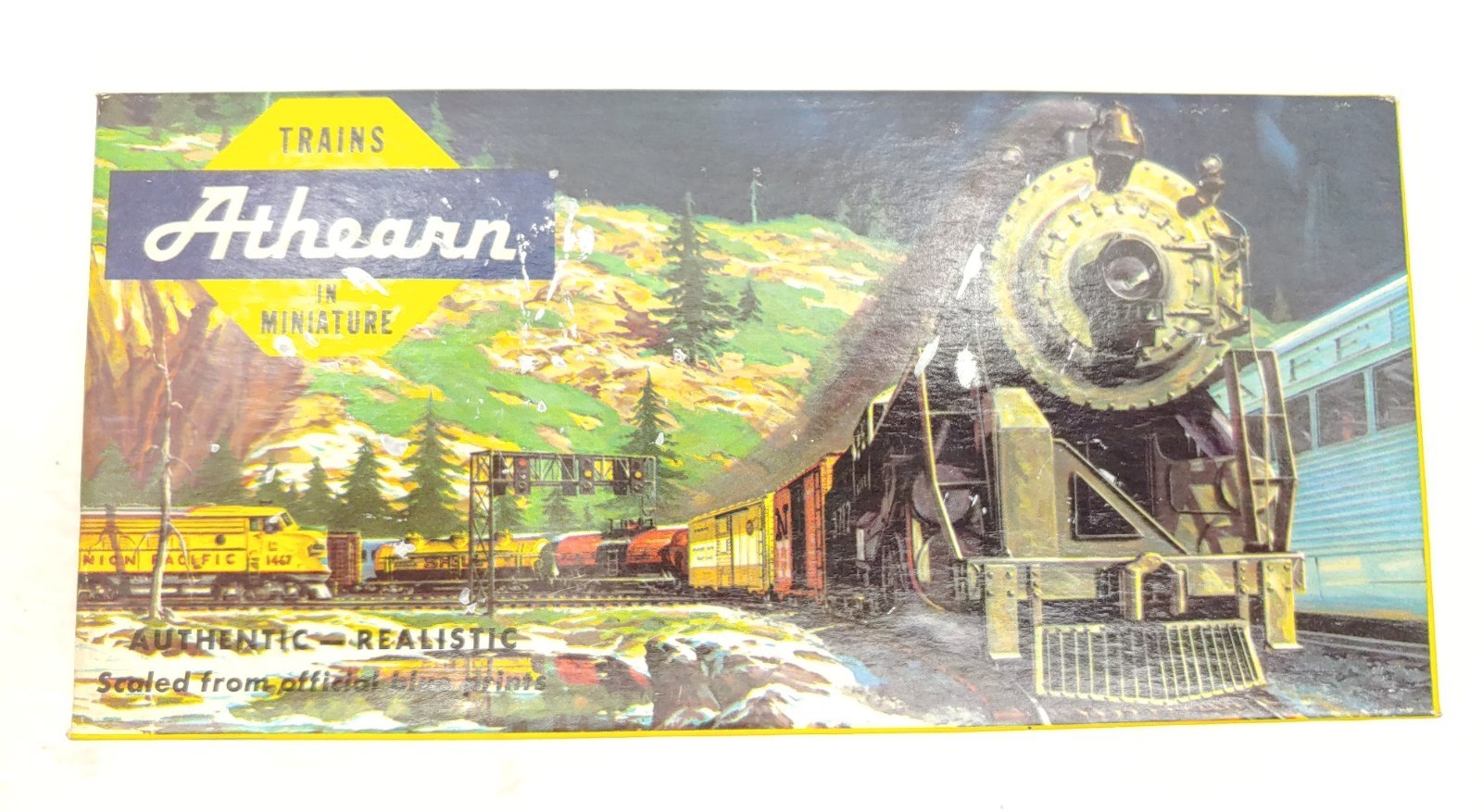 Rare Athearn HO Yellow Box 1025 F7 CN A Diesel Locomotive Engine Dummy In Box