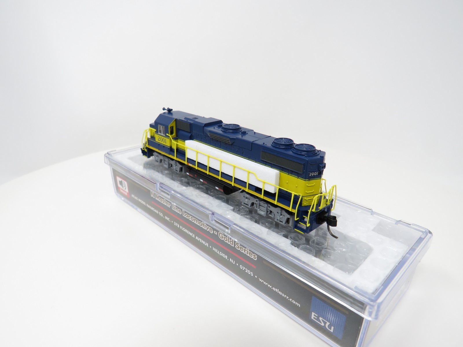 Atlas N 40004832 DCC ESU LokSound Alaska EMD GP38-2 Phase II Diesel Locomotive