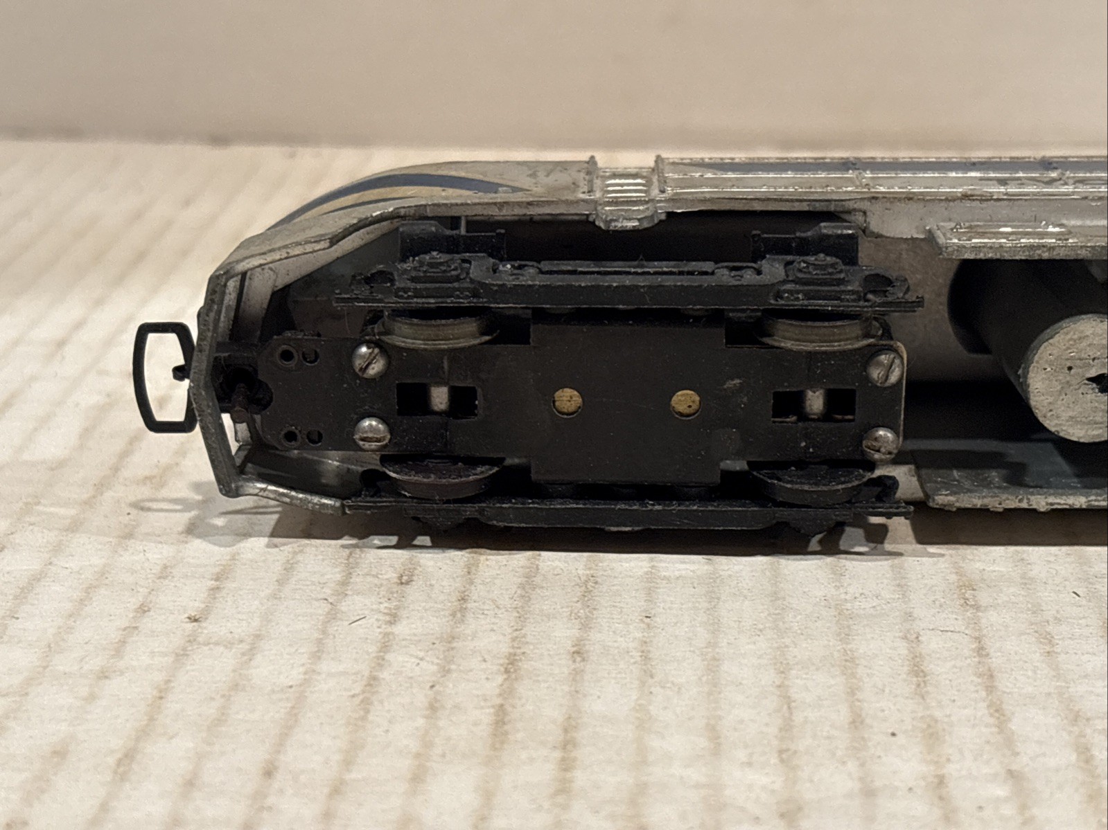 Vintage 1958 T.Y.C.O Streamliner Train Engine Aluminum HO Scale Untested