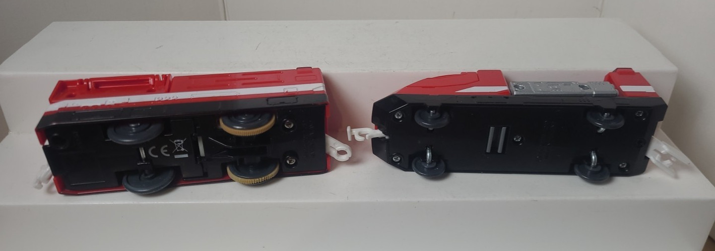 TOMY PLARAIL Big Hyper City Train Motorized FIRE CAR and PILOT CAR Parts