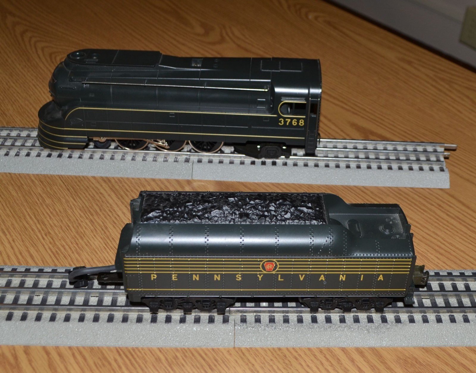 Rail King MTH Pennsylvania #3768 K4s Torpedo 4-6-2 O Locomotive 30-1118-1 VIDEO