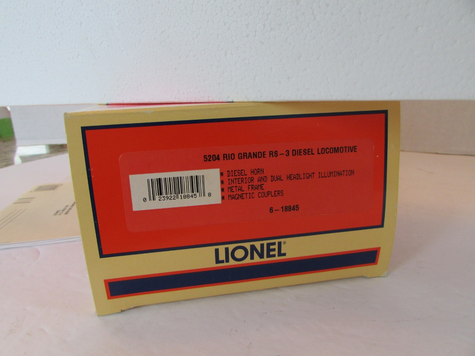 Lionel 18845 5204 Rio Grande RS-3 Diesel Locomotive NIB HIC