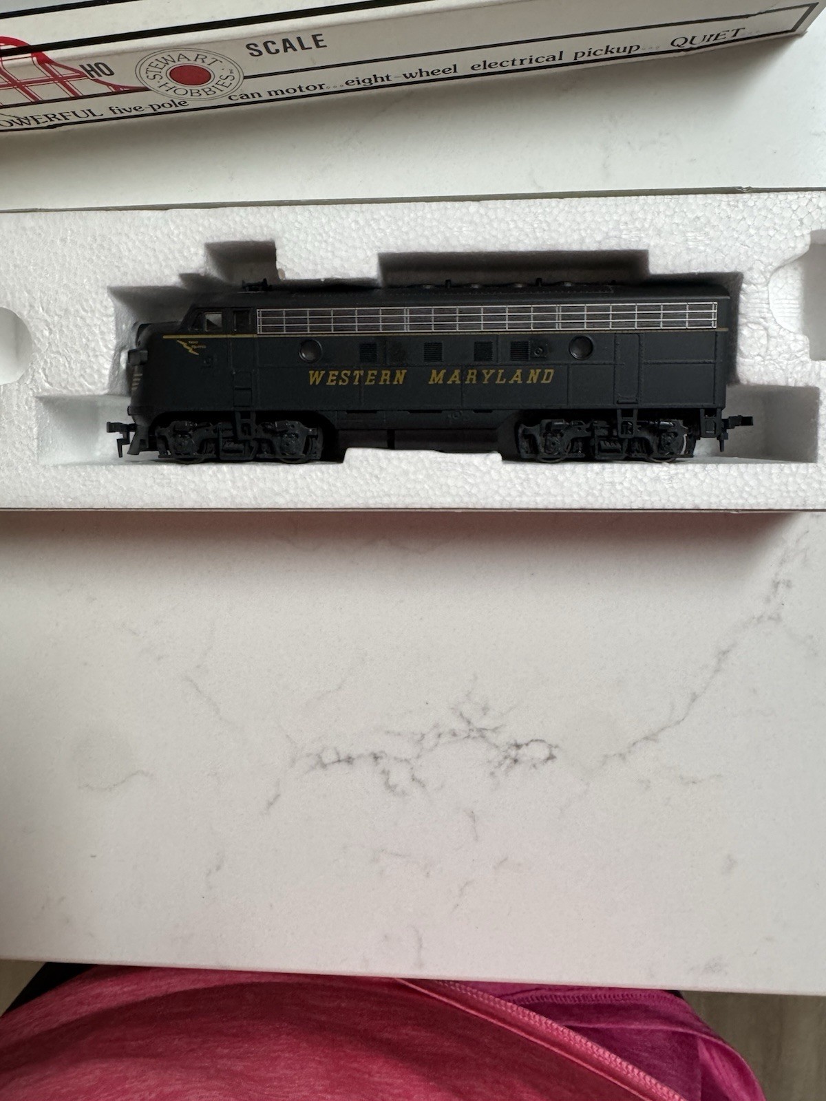Stewart Hobbies 9150 HO Western Maryland F7A Phase I Late Powered Locomotive