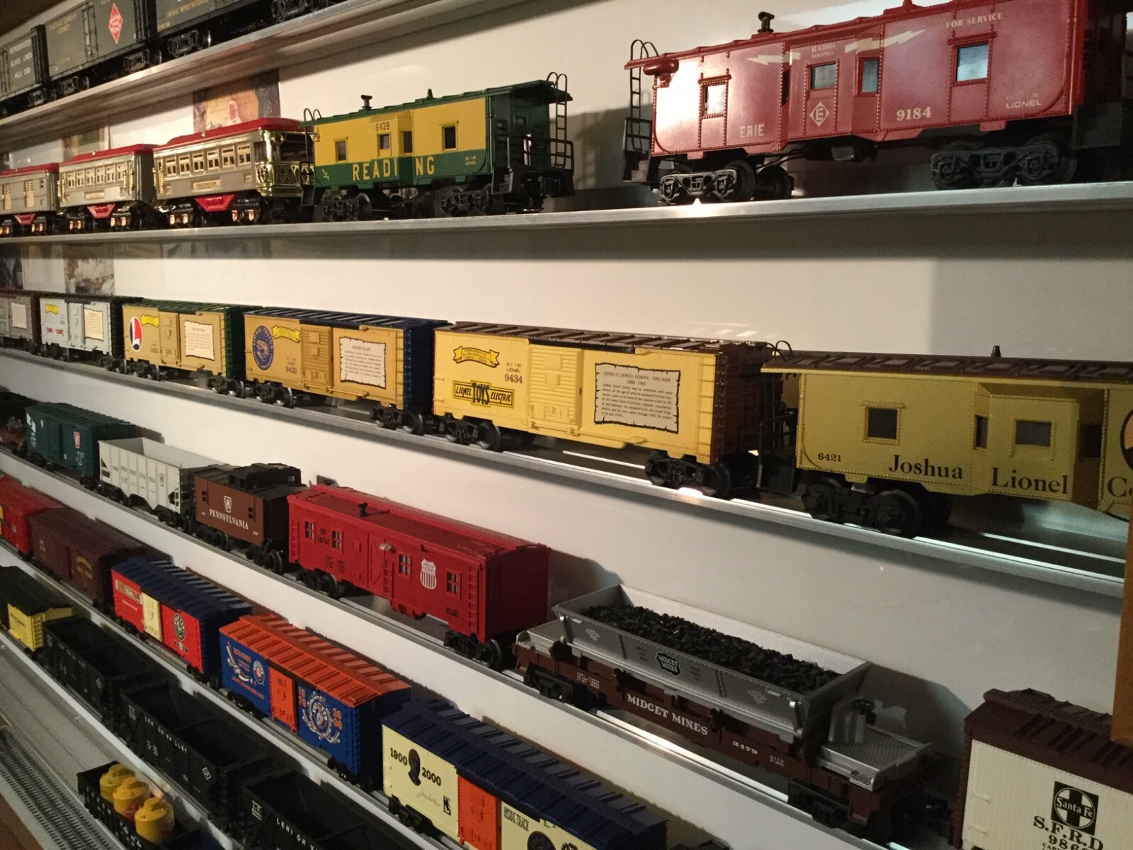 TRAIN SHELVES | TWO PACK | 48 Inch x 3 Inch | O Scale Model Railroad Hobbies
