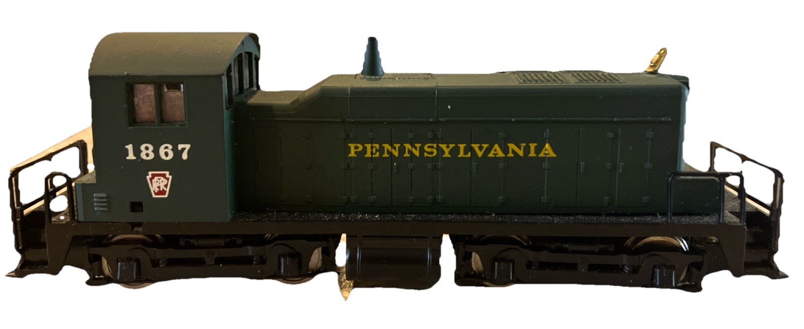 AHM HO SCALE 5014D EMD SW-1 PENNSYLVANIA DIESEL LOCOMOTIVE #1867 TESTED