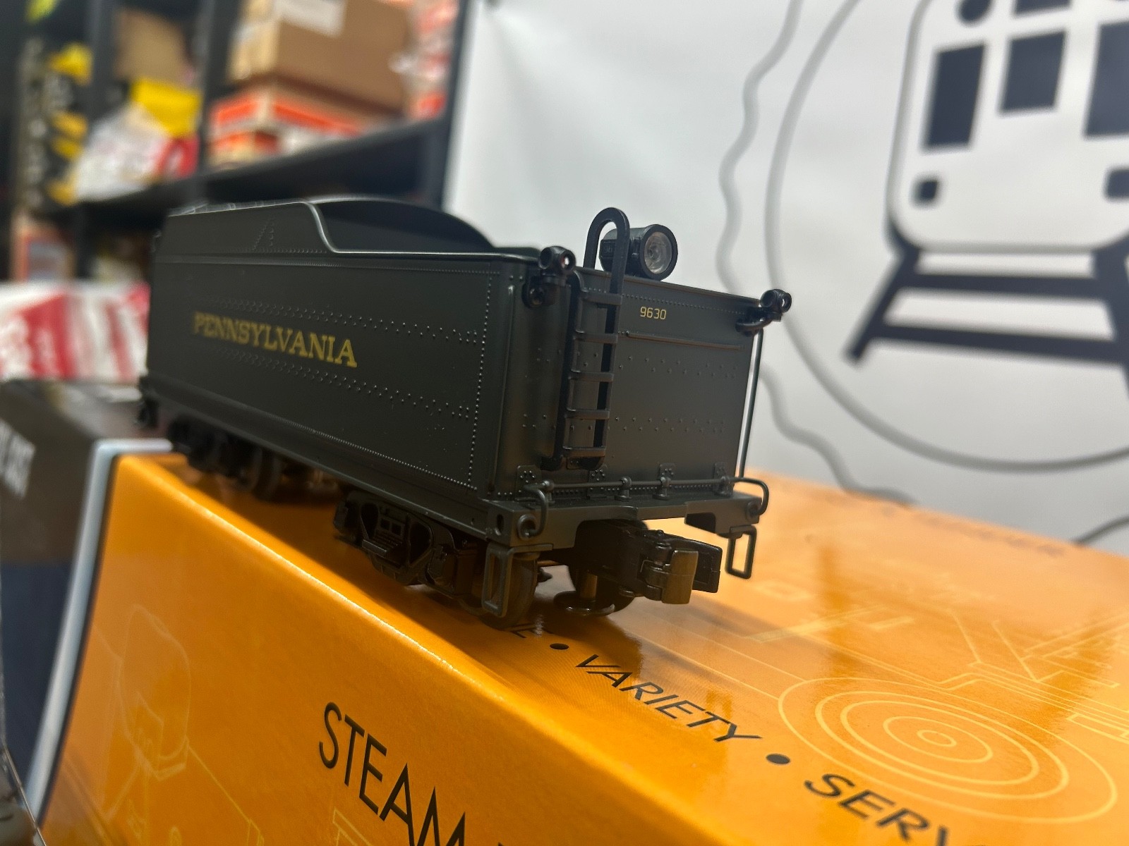 K-line Pennsylvania #9630 4-8-2 Mikado Steam Engine w/ Whistle K3680-9630W