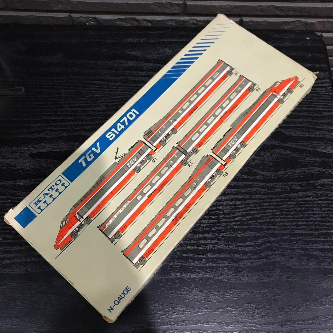 KATO French Railroad TGV S14701 N Scale Bullet Train Japan Used