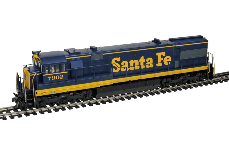 Atlas 10004624 HO Santa Fe Early Gold U28CG Diesel Locomotive #7902