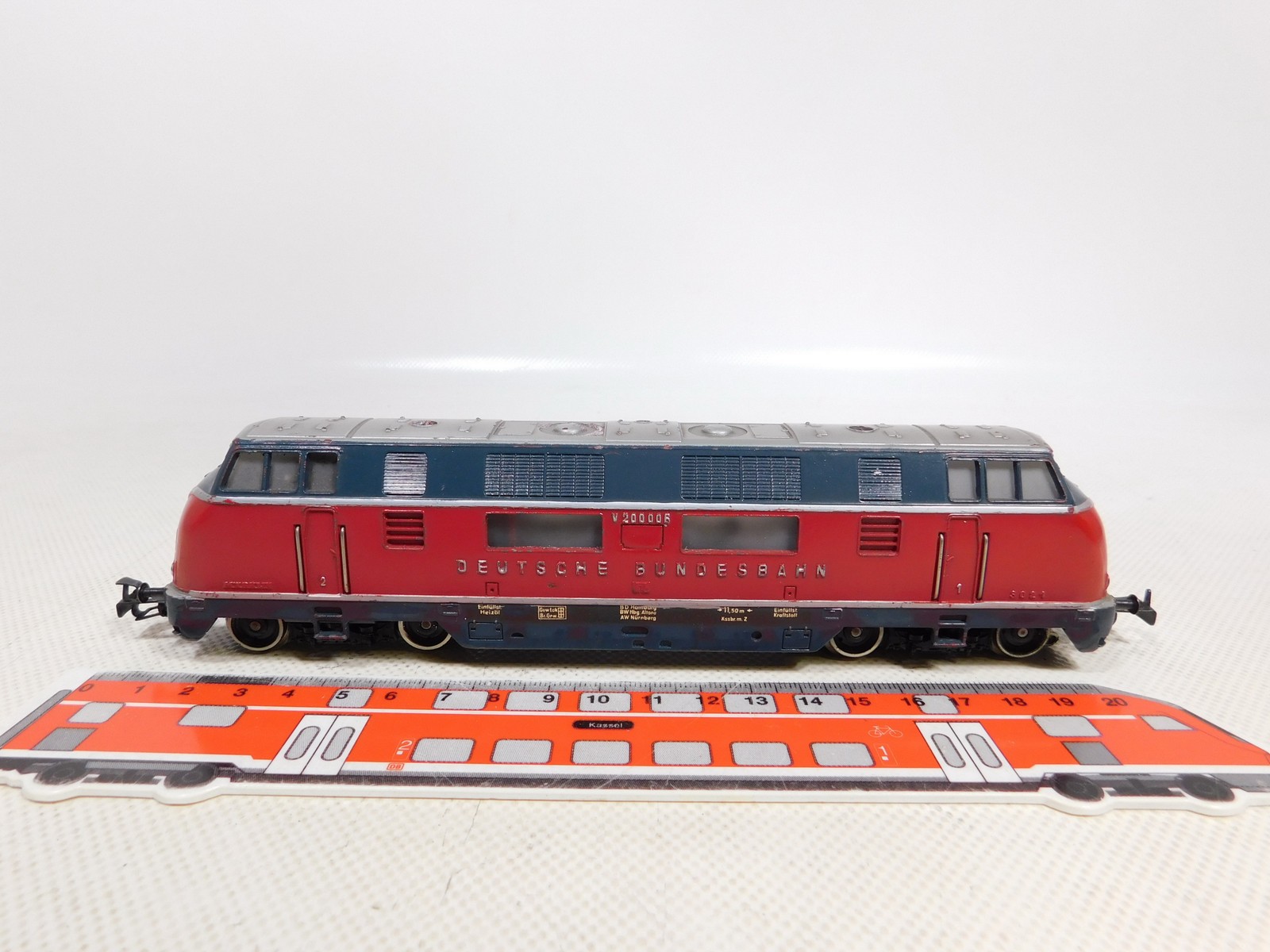 Märklin H0 AC 3021.3 Cast Diesel V 200 006 Deutsche Bundesbahn DB #EF959-1