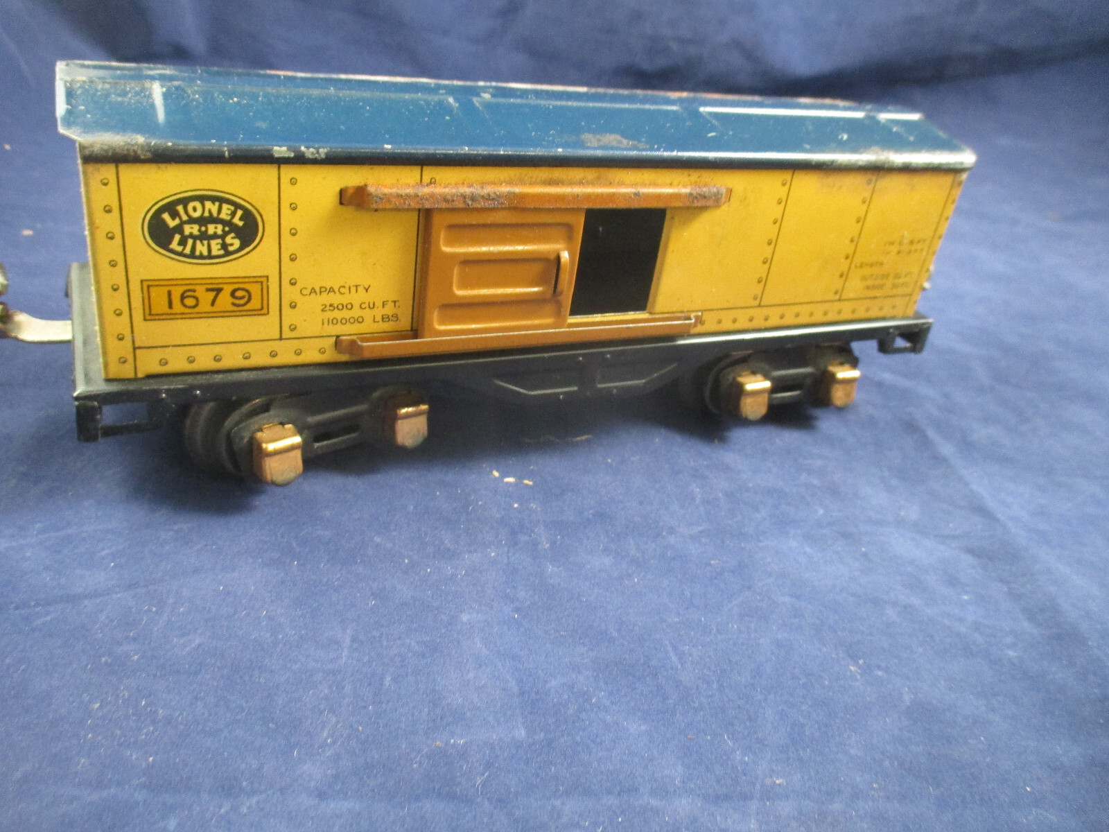 O-27 Prewar Lionel- 1055E Set Box, 1681E engine & tender, 1679, 1680, 1682 BOX