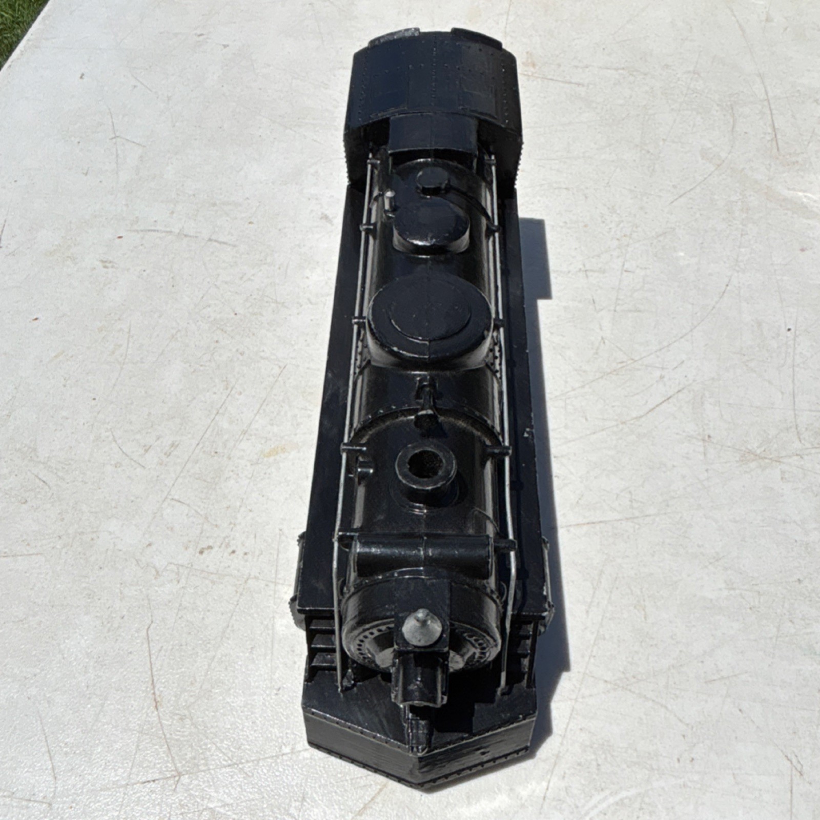 Vintage Marx O Gauge 666 Steam Locomotive 2-6-0 Black Metal AC Analog 3-Rail