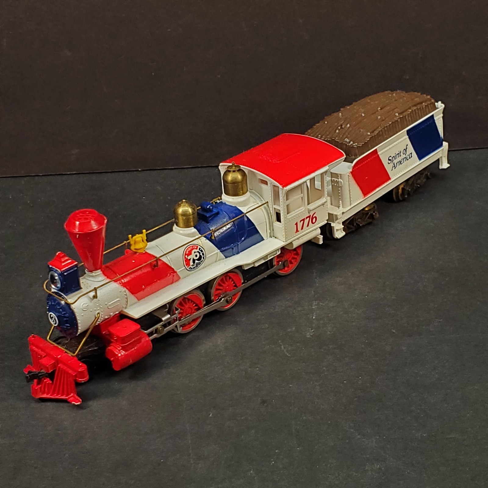 Tyco HO Scale 4-6-0 Spirit of America 1776 Steam Engine Tender #247 Original Box