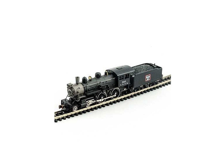 MODEL POWER-MRC 876241 N SCALE CB&Q 4-4-0 AMERICAN DCC/SOUND EQUIPPED RD# 391