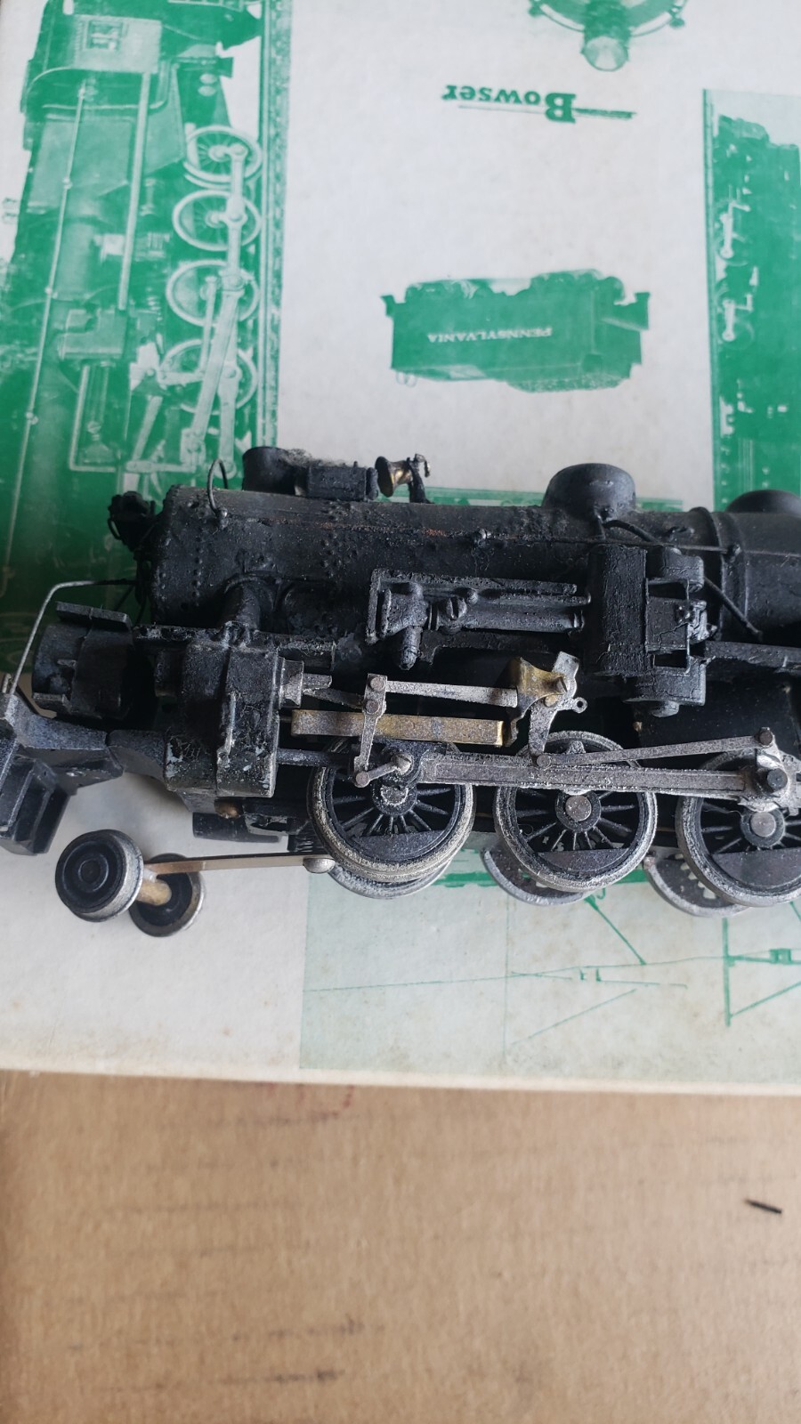 HO Bowser Pennsylvania PRR I-1 Decapod 2-10-0 JRL Steam Locomotive Train IN BOX
