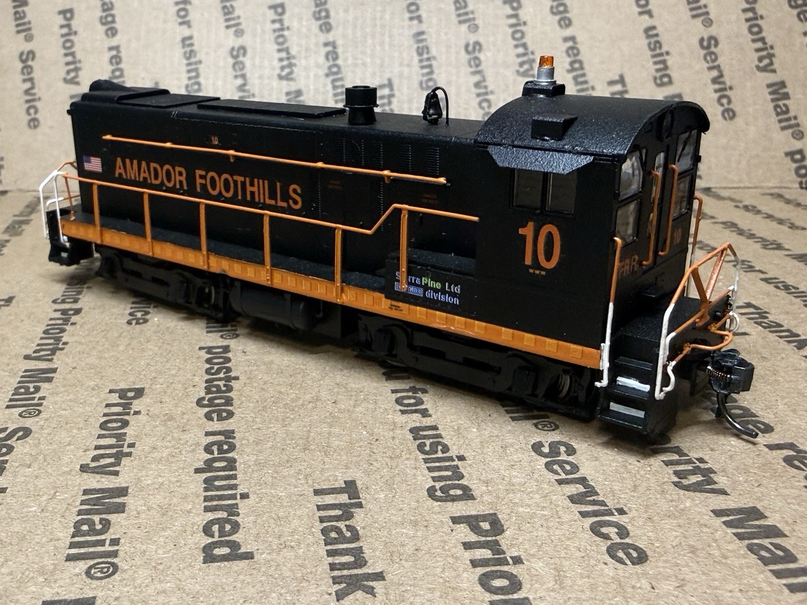 Custom Very Rare!!! Amador Foothills Locomotive PLEASE READ!!!