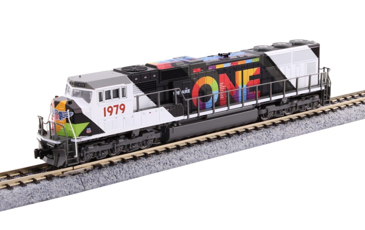 Kato 176-1979 N Scale EMD SD70M Flat Radiator Union Pacific #1979 “We Are One”