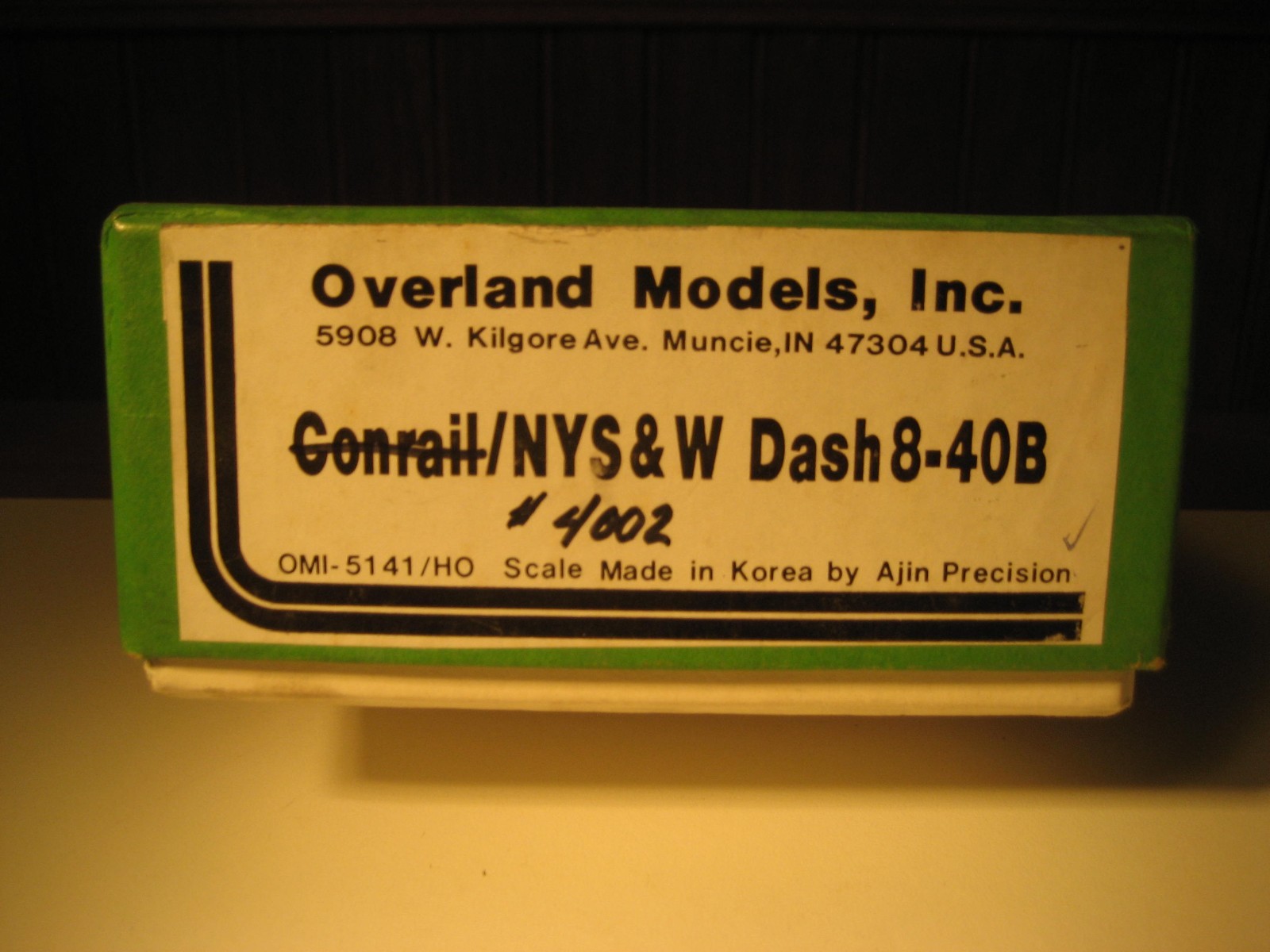 Overland 5141 HO Brass Susquehanna NYS&W Dash 8-40B B40-8 #4002 custom painted