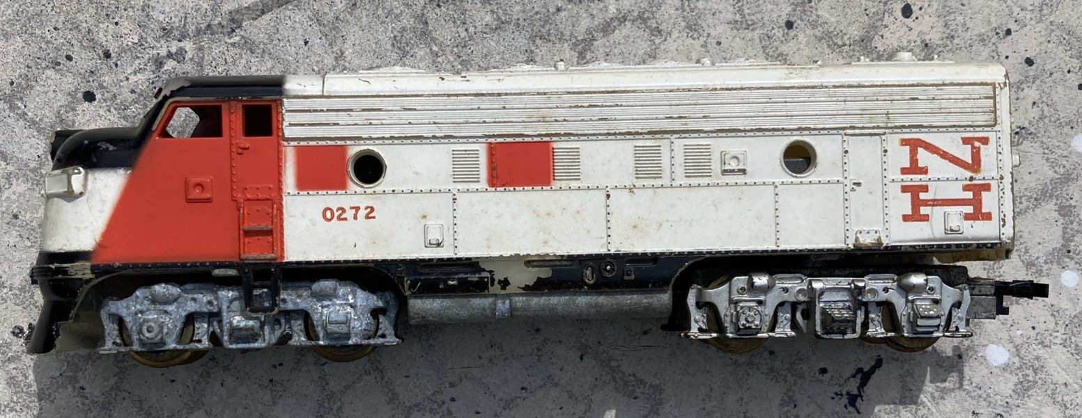 Vintage Penn Line HO F7A Diesel Locomotive New Haven #0272
