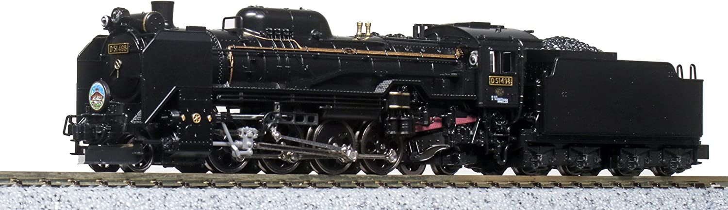 KATO 2016-A N Gauge Steam Locomotive D51 498 equipped auxiliary light Black F/S