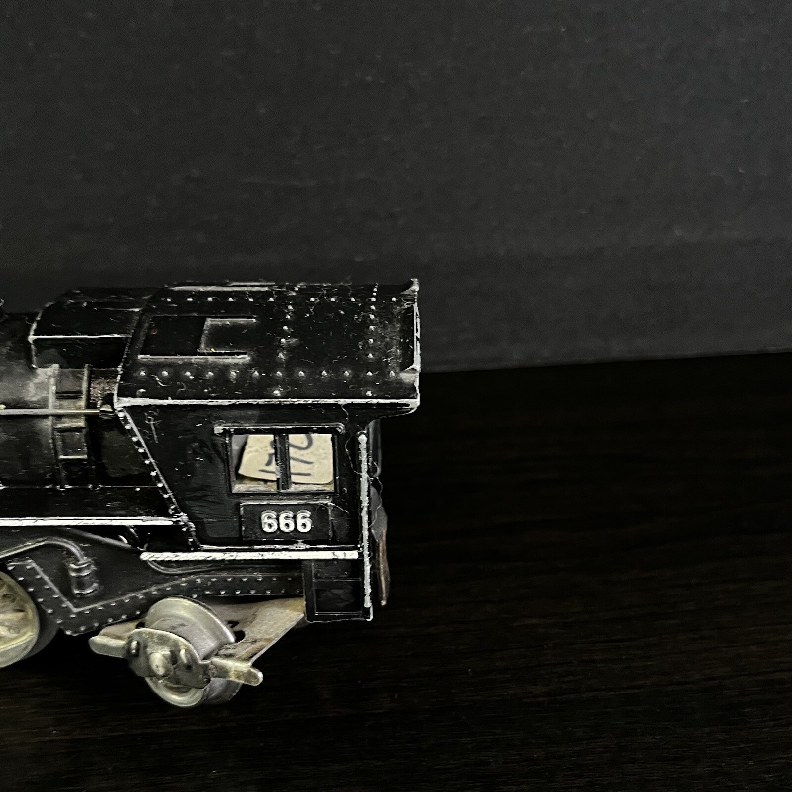 Vintage Marx 666 Engine O GAUGE BLACK Lionel Engine Only Untested