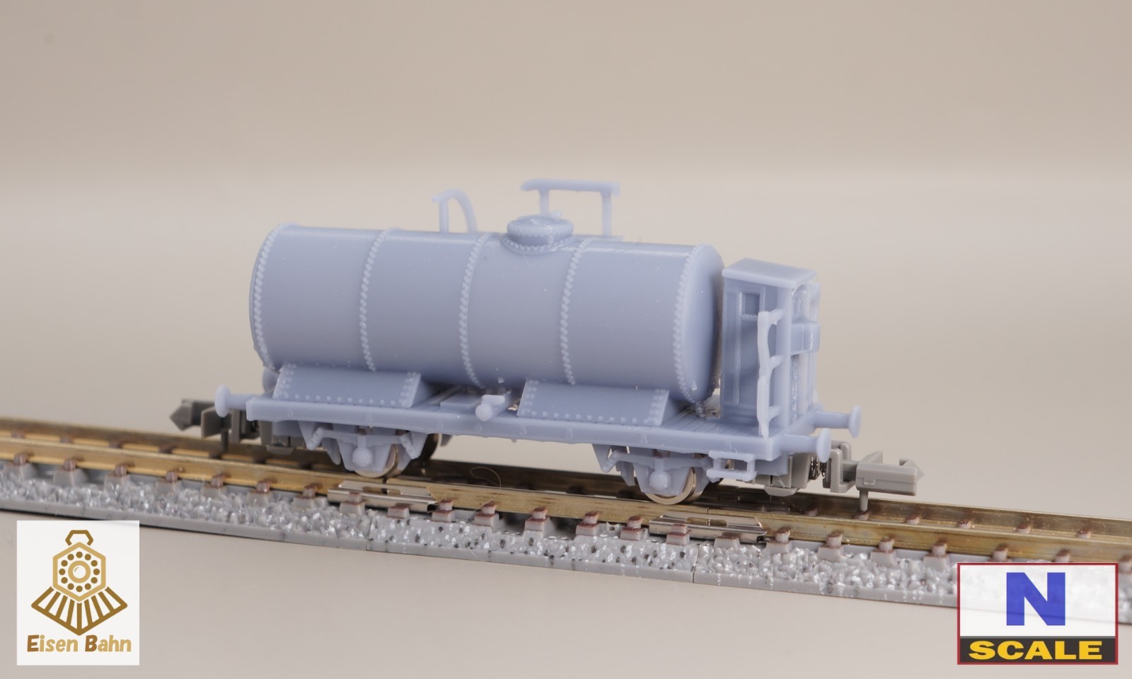 1/160 (N-scale) WWII German V2 Fuel Tank wagon /w wheels & coupliers resin kit