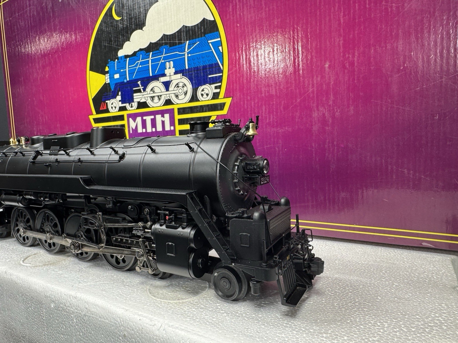 MTH 20-3130-1 Reading 4-8-4 T-1 steam engine #2124 PS2 BCR LNIB