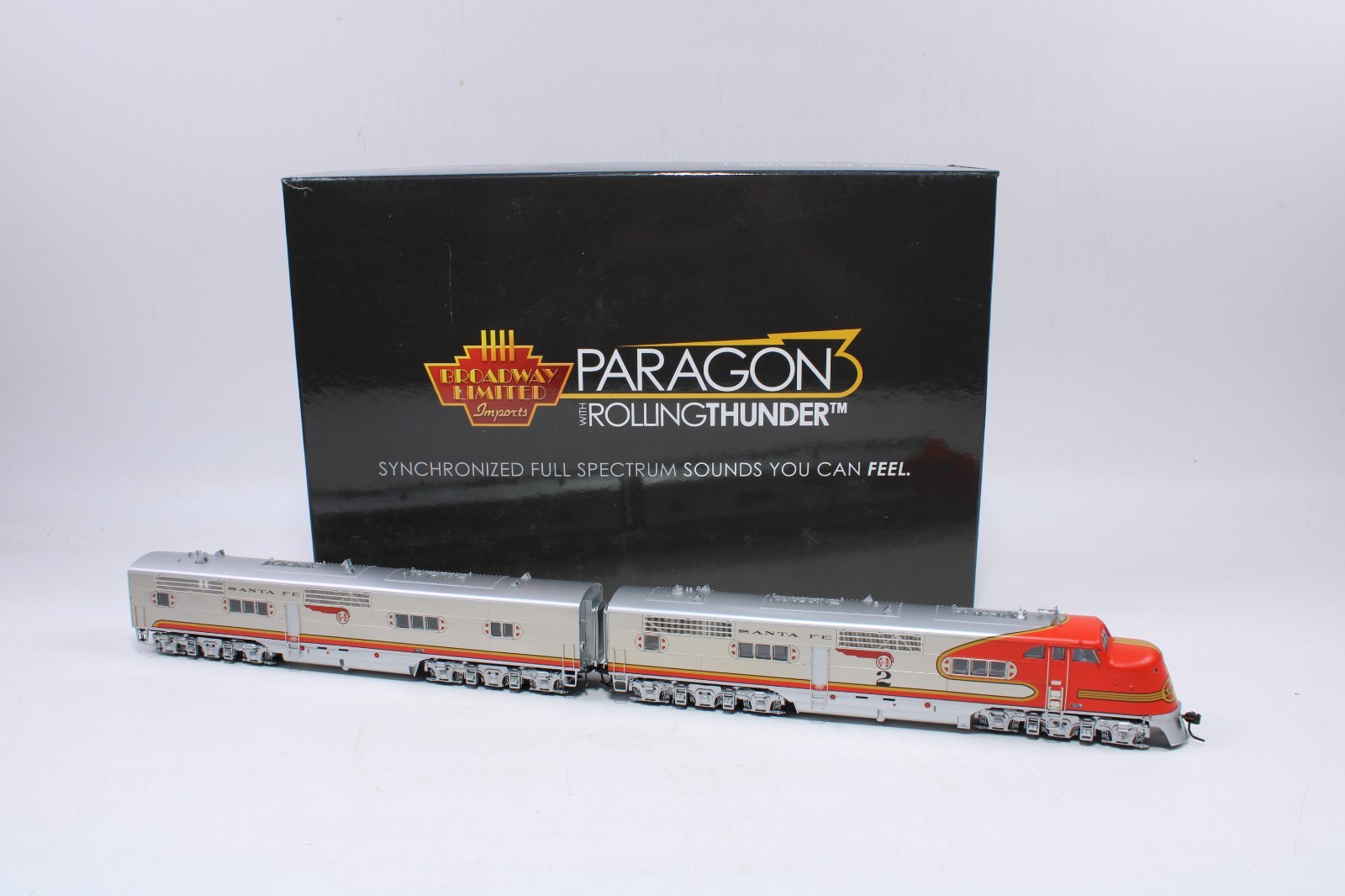 Broadway Limited 4530 HO ATSF E1 A/B Set #2L #2A Paragon3 Sound DCC DC