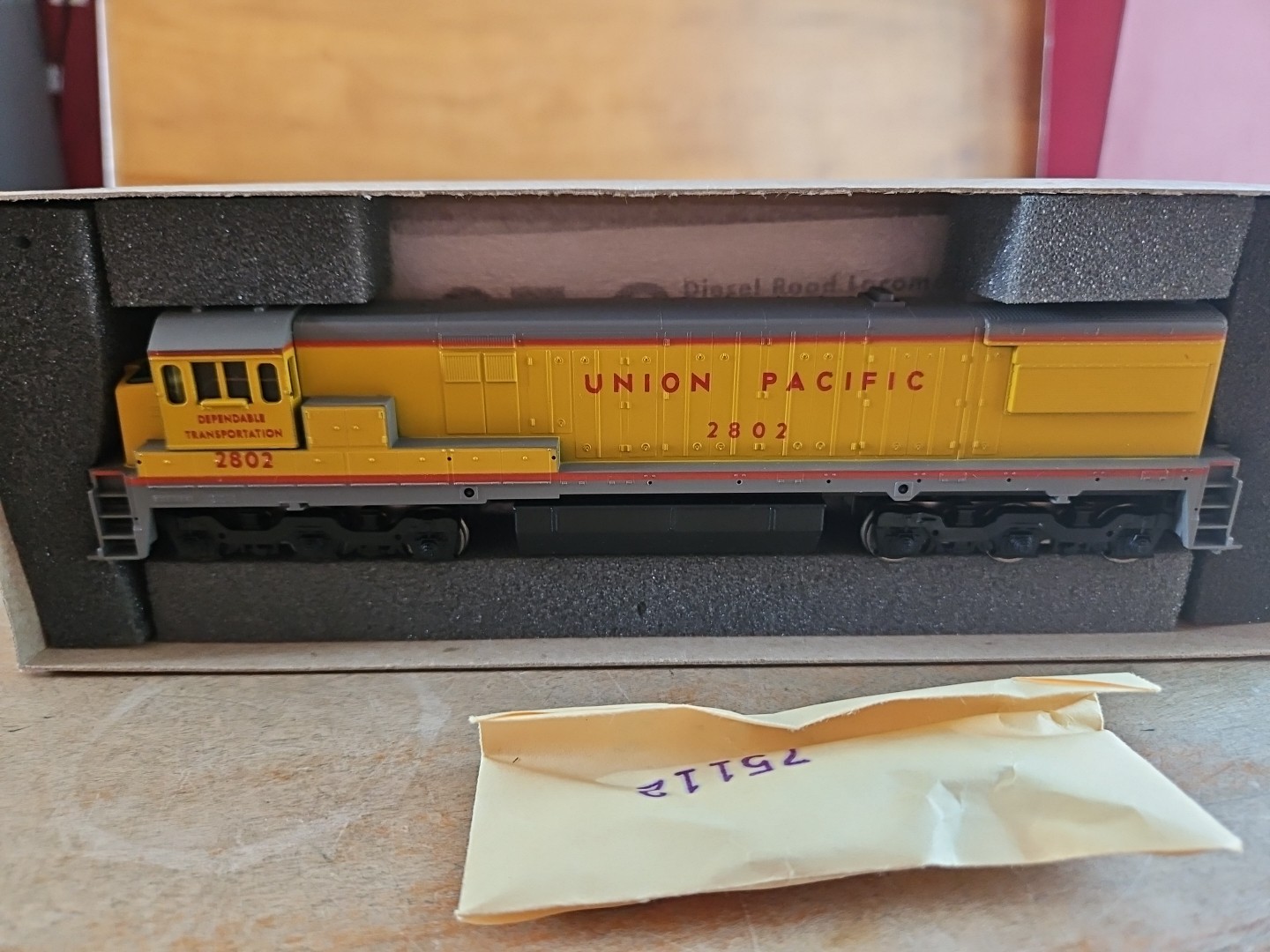 HO ATHEARN 3422 U28C UNION PACIFIC (UP) Road Diesel # 2802 NEW IN BOX