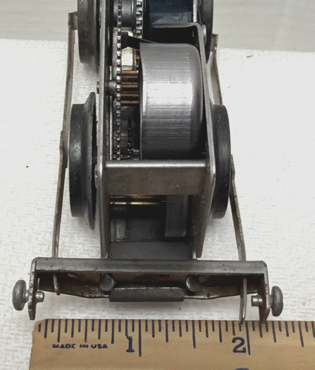 MARX PREWAR O-GAUGE WIND UP LOCOMOTIVE MOTOR WITH RINGING BELL – TESTED – WORKS