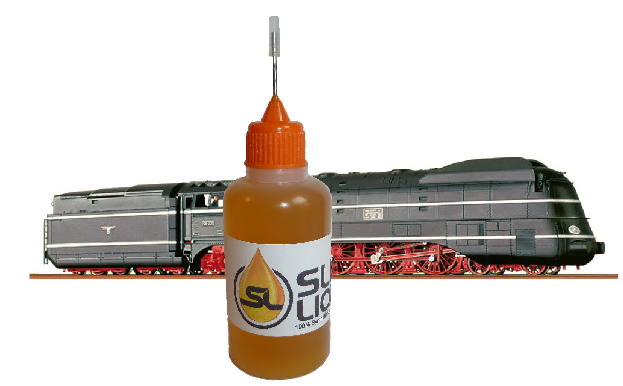 Slick Liquid Lube Bearings, BEST 100% Synthetic Oil for Brawa or Any Trains
