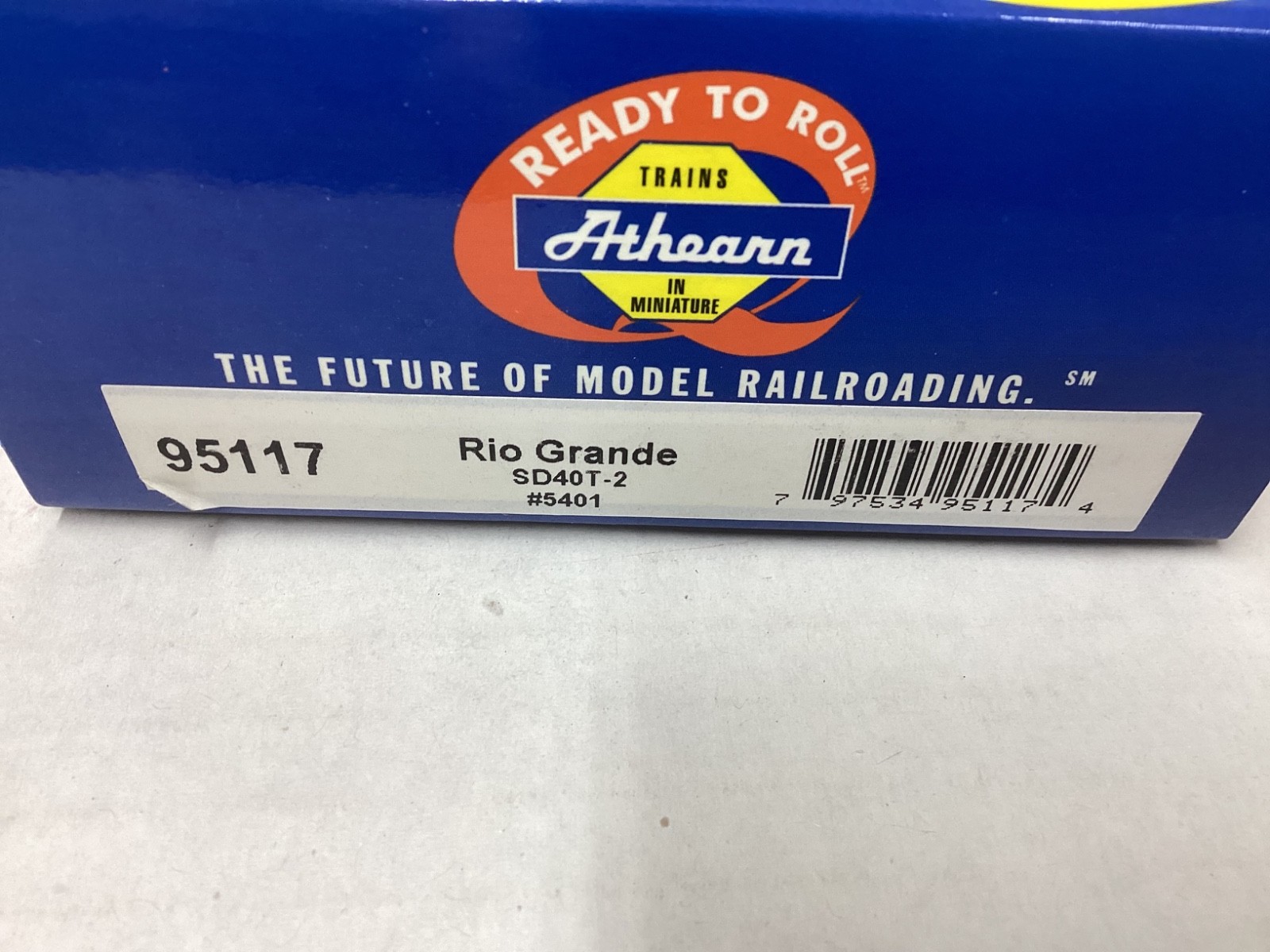 Athearn #95117 HO scale “Rio Grande” SD40T-2 Rd.#5401