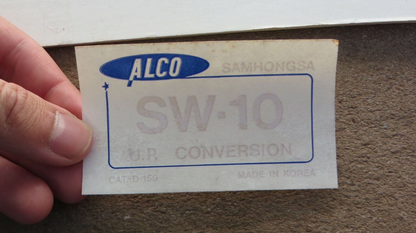 Vintage Brass Alco SW-10 Conversion Union Pacific Switcher NEW