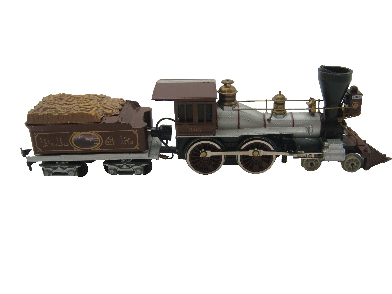 Mantua General 3960 locomotive HO 4-4-0 American 305 W 3280 Tender R.I.&P. READ