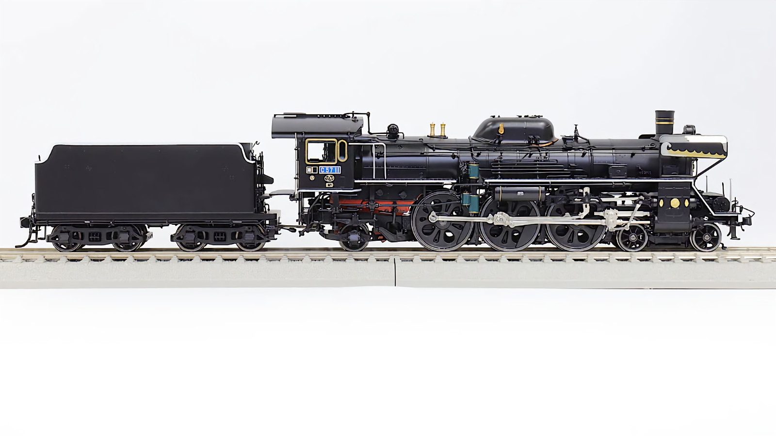 HO Gauge Tenshodo JNR C57 Steam Locomotive #11 Express Kamome Leading Engine H0