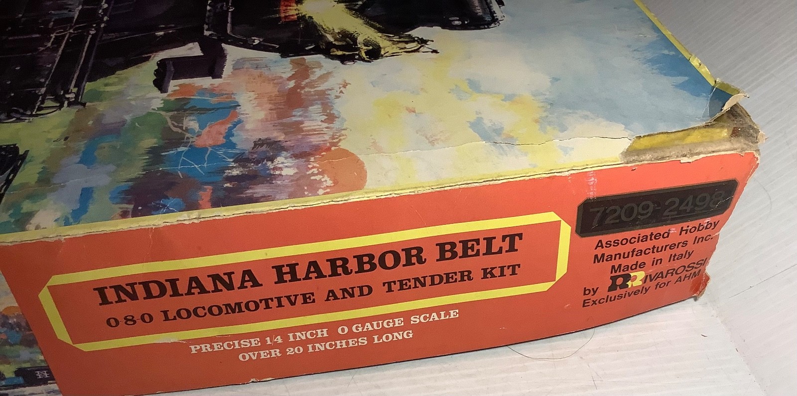 Vintage AHM Indiana Harbor Belt 0-8-0 Steam Locomotive w/ Tender Kit 7209 2498
