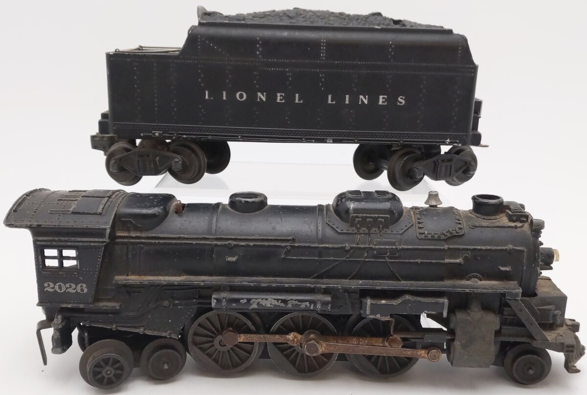 Lionel 2026 Vintage O 2-6-4 Die-Cast Steam Locomotive w/ 6466W Tender