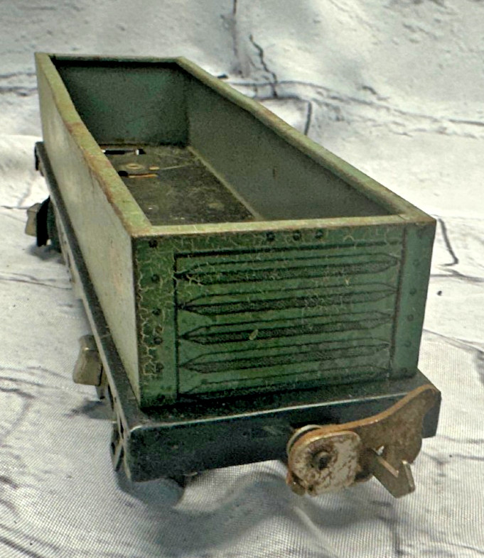 Vintage Lionel Lines Prewar No. 512 Green Gondola Standard Gauge Tinplate Train