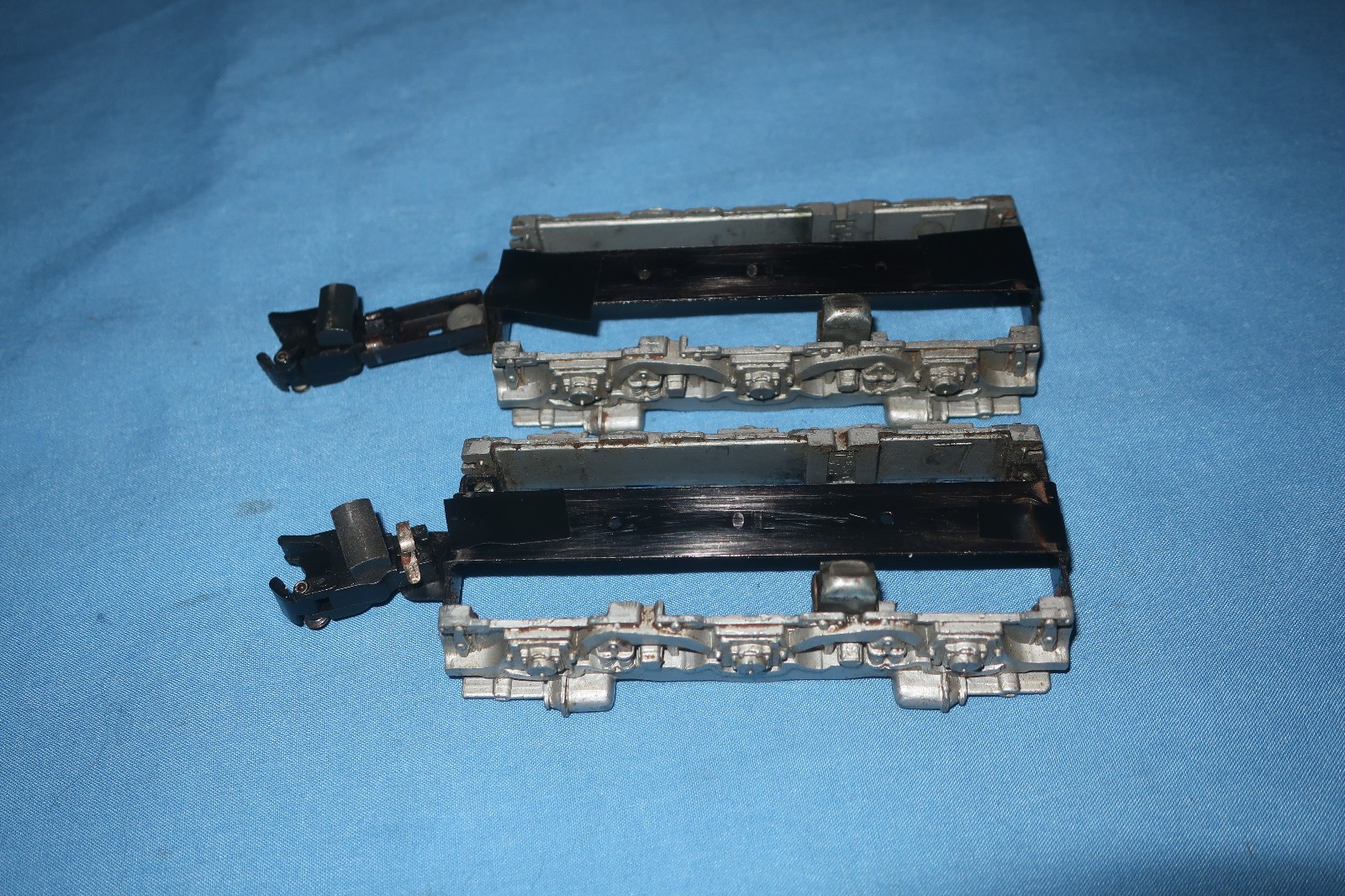 American Flyer Diesel Alco Front & Rear Side Frames w/Knuckle Couplers