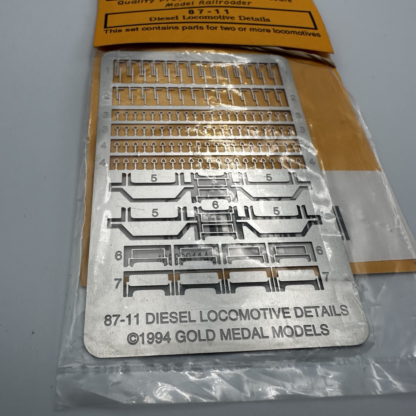 Gold Medal Models 87-11 Diesel Locomotive Details – HO Scale
