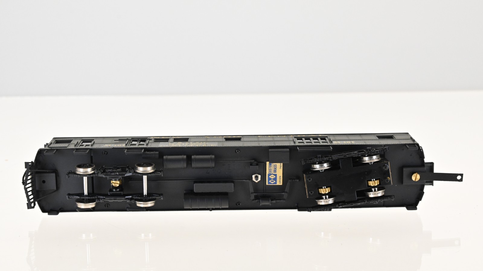 NJ Custom Brass Gas Motor Rail Car set NYC HO scale