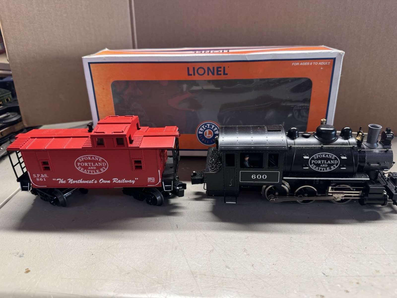 Lionel S P & S Dock Side Switcher Run. Smoke & Whistle Works O Ga W/ Caboose