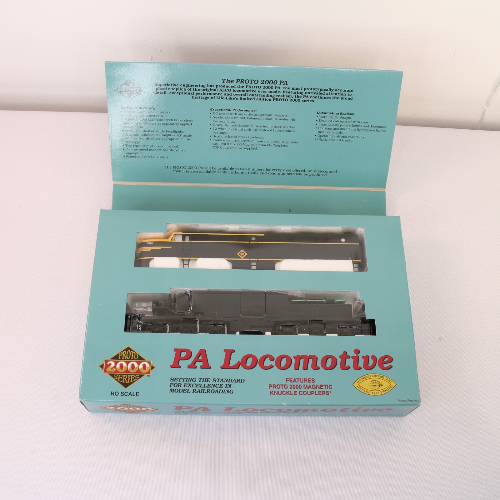 Proto 2000 HO Scale PA Diesel Locomotive Open Box Limited Edition Erie #853