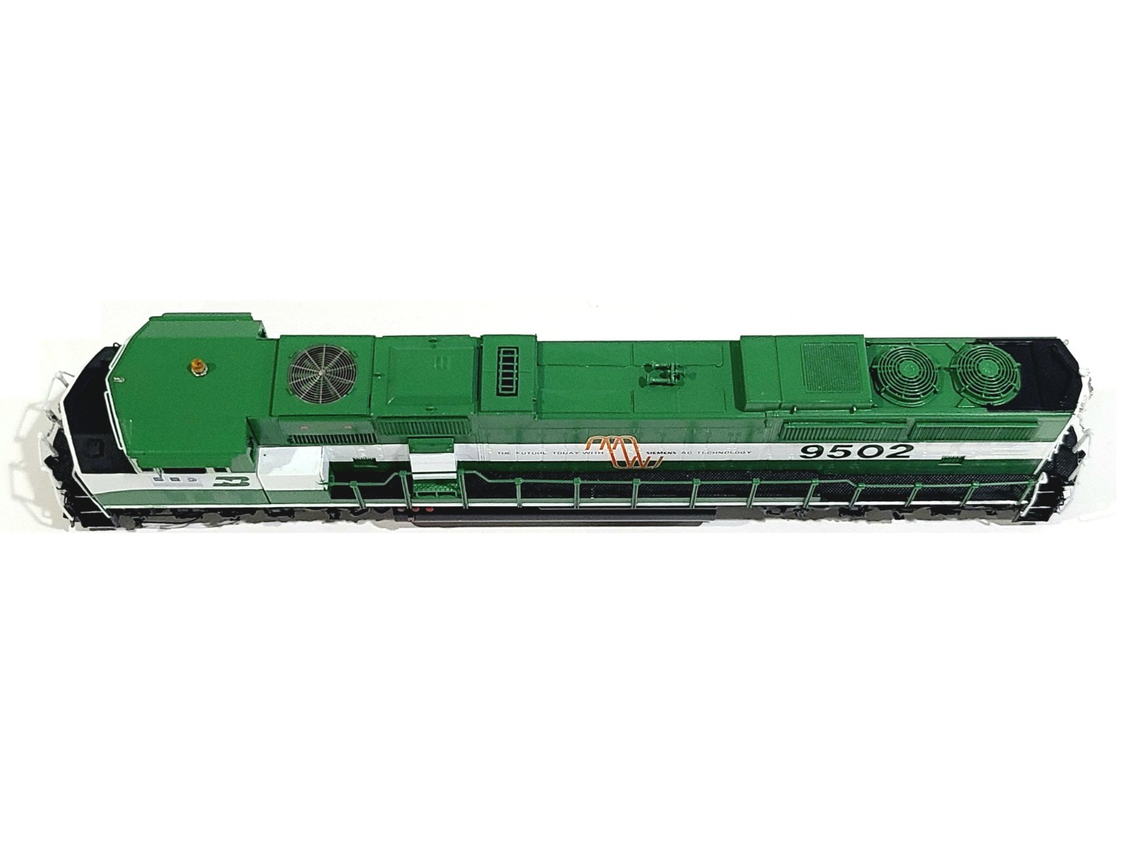 Overland OMI BN EMD SD60MAC Burlington Northern #9502 HO Brass Model #5846.1