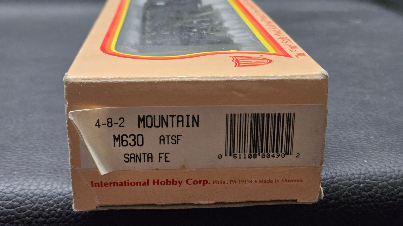 IHC HO 4-8-2 M630 AT&SF Santa Fe 3800 Steam Locomotive in Box