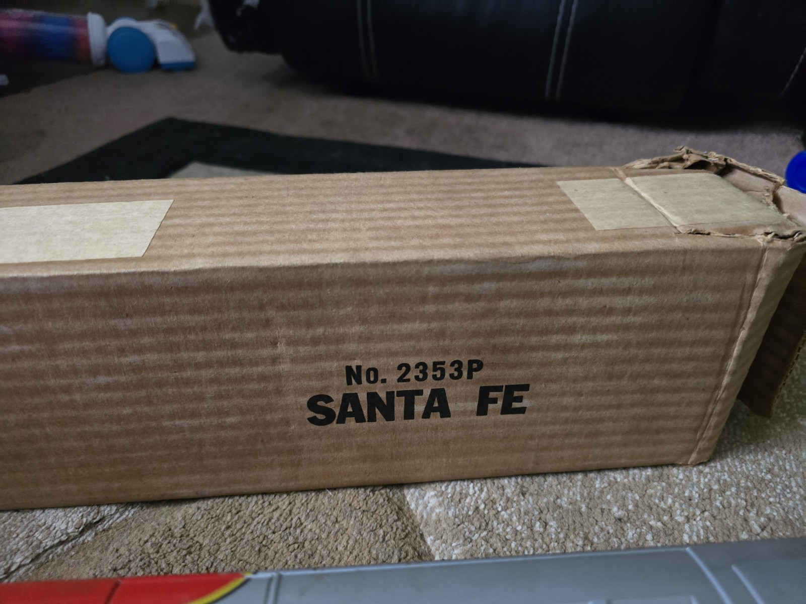 Lionel O Gauge Diesel Locomotive Santa Fe 2353P 1:48 Silver Red